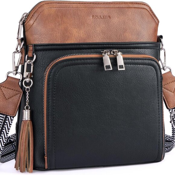 Crossbody Purse for Women,Lightweight Medium Crossbody Bag Soft Leather Women's